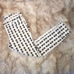 Free People arrowhead printed skinny pants 28